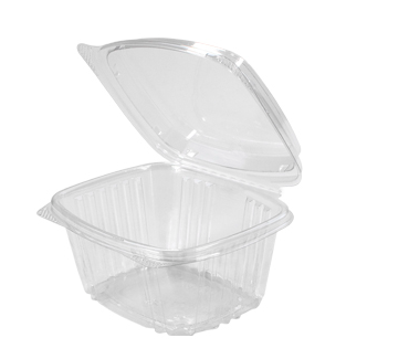 AD16F / 16 OZ HI DOME CLEAR
HINGED CONTAINER W/LID 200/CS