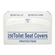 S/ZONE TOILET SEAT COVERS-5M 1/2 FOLD 20 BOX OF 250