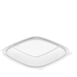 32 OZ DOME / CLEAR SQUARE PET DOME LID-MICROWAVABLE (FITS